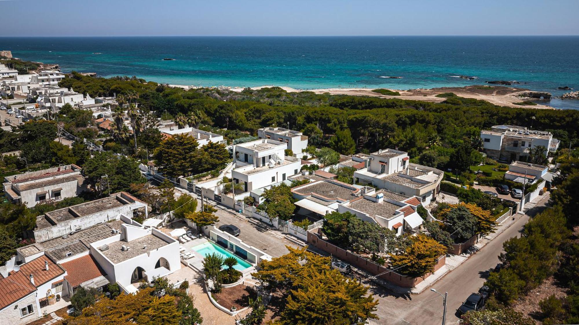Helloapulia Villa Pool And Beach - 150Mt From The Sea San Foca Exterior photo